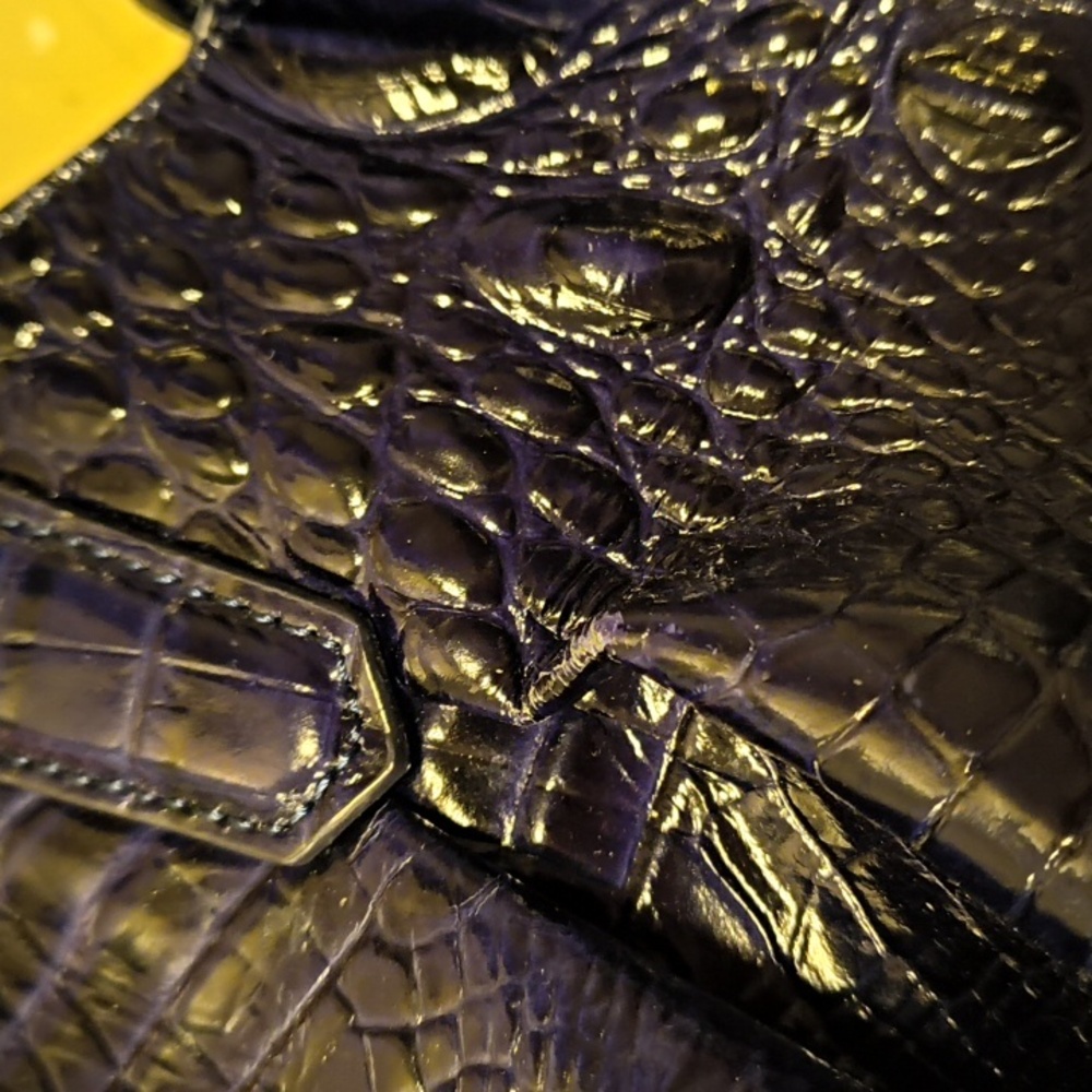 Dark Blue Brahmin Bag - Picture 10 of 16